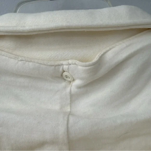 Sonoma Cream Sweatshirt Peacoat Double Breasted Hooded Coat Size 1X - Picture 9 of 9
